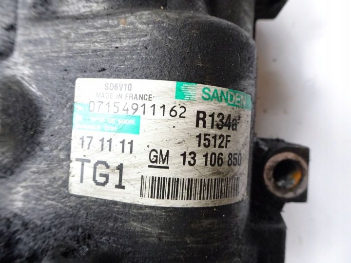 Компрессор кондиционера Suzuki Swift MK7 10-17r., 1.3 DDIS Corsa D, фото 3