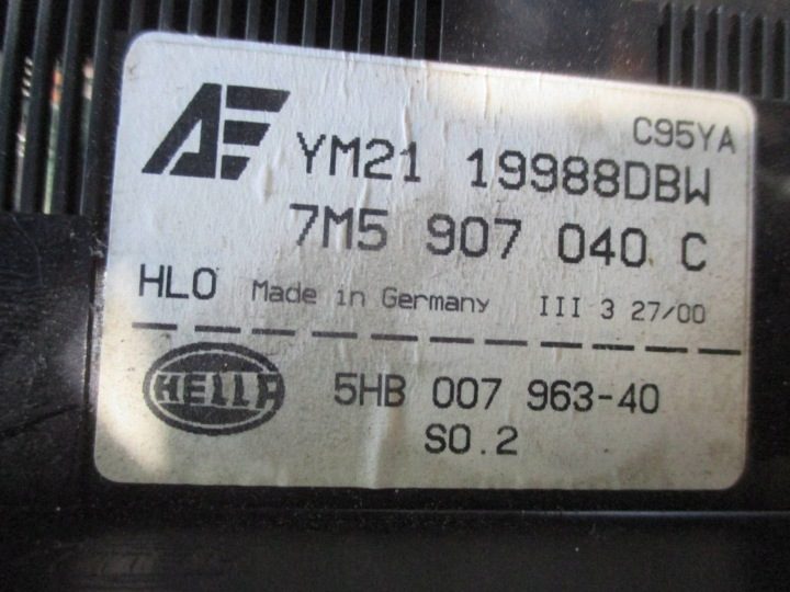 2002 Ford Galaxy Блок управления климатом 7M5907040C, фото 4