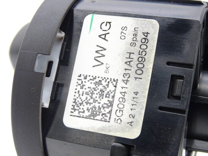 ПАНЕЛЬ ПЕРЕКЛЮЧАТЕЛЬ ВЫКЛЮЧАТЕЛЬ СВЕТА SEAT LEON III 5F 5G0941431AH, фото 4