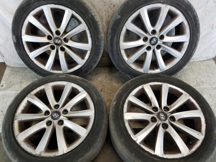 4× Литой диск Hyundai OE 52910-3Z200 7.5" x 17" 5x114.3, фото 1