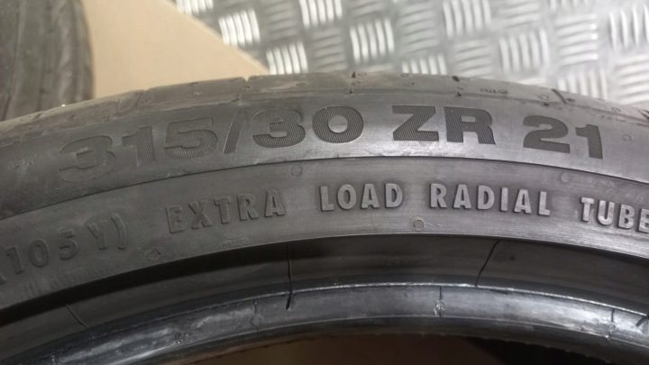 4× Шина летняя Continental SportContact 6 265/35R20 99 Y защита диска, усилитель (XL), фото 2