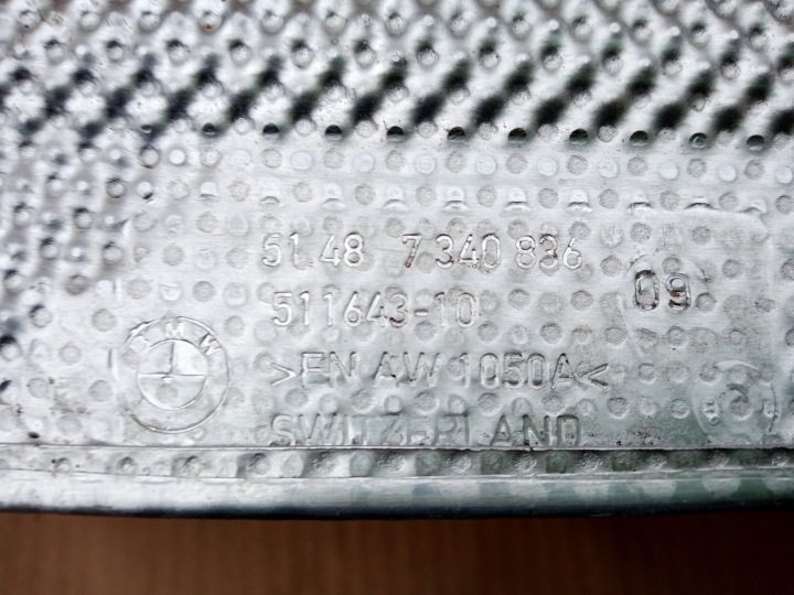 BMW G30, G31 ТЕПЛОЗАЩИТНЫЙ ЭКРАН ВЫХЛОПА 7340836, фото 2