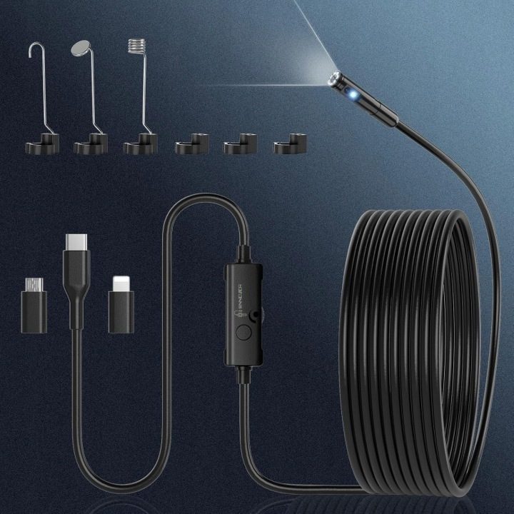 Камера эндоскопическая с światłem Ennovor 1920 HD Dual-Head Endoscope, фото 3