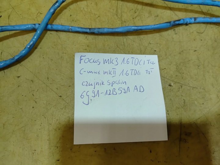 FOCUS MK3 C-MAX MK2 1.6 TDCI ДАТЧИК ТЕМПЕРАТУРЫ ВЫХЛОПНЫХ ГАЗОВ 6M5112B591AD, фото 3