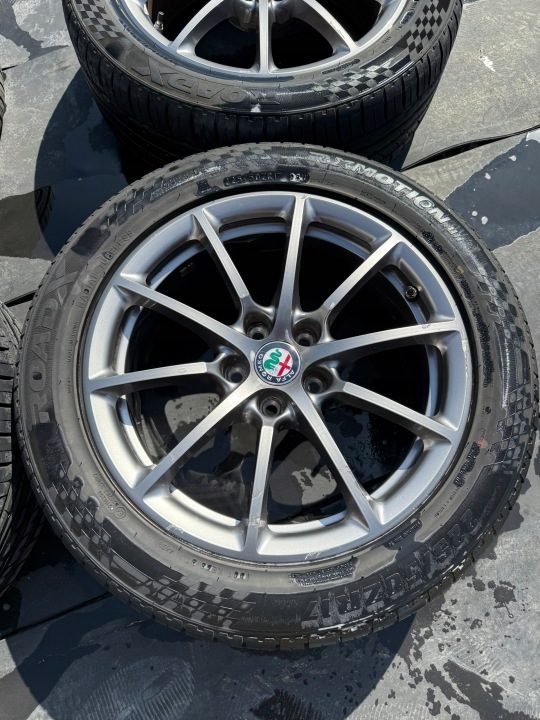 КОЛЕСА ДИСКИ С ШИНАМИ ALFA ROMEO GIULIA 225/50R17, фото 6