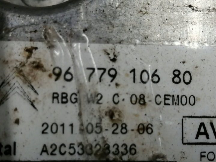 Модуль датчик Airbag Peugeot 508 I 9677910680, фото 2