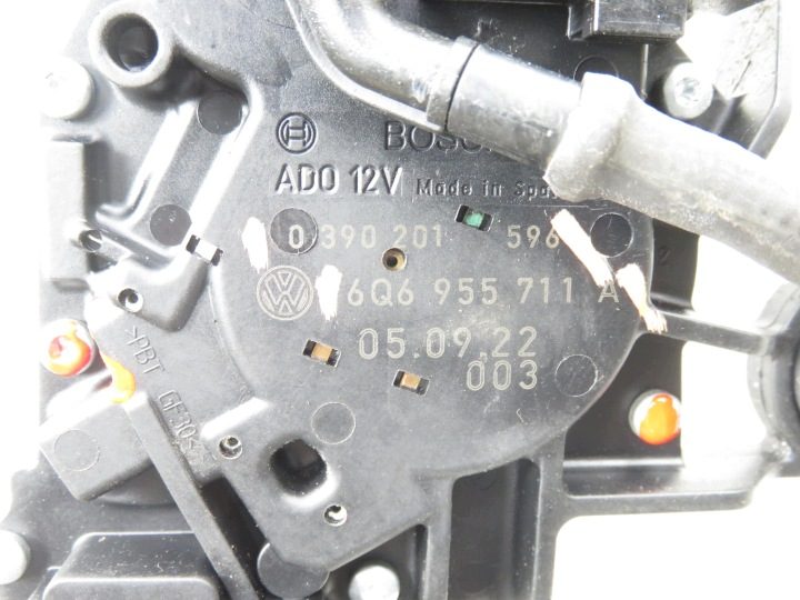 МОТОРЧИК ДВОРНИКА ЗАДНИЙ VW POLO 9N 0390201596 6Q6955711A, фото 4
