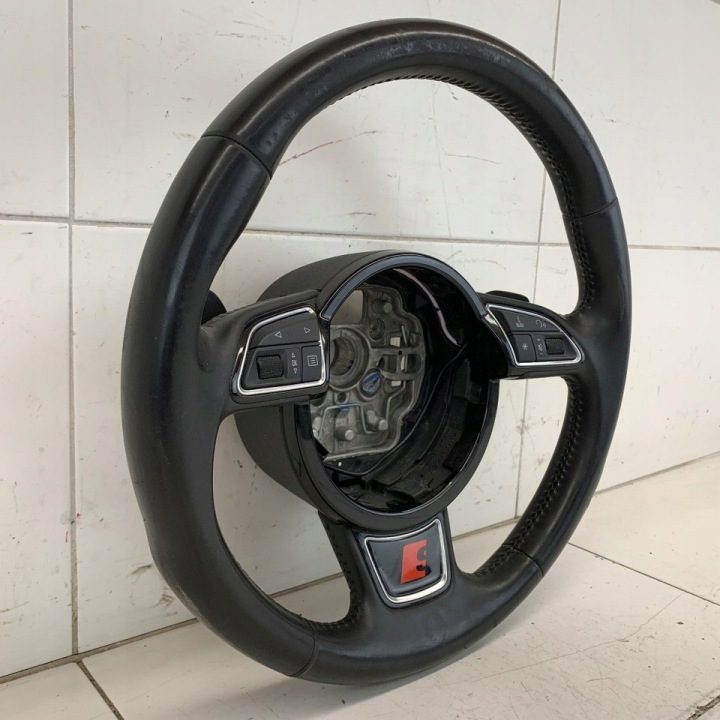 Руль кожа лепестка мультифункциональная Audi A6 C7 4G S-Line 11-18r., фото 2