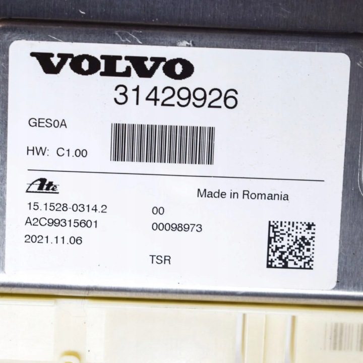 Блок управления подвески Volvo V60 II A2C99315601 26390682 2.0L 250 квт, фото 6