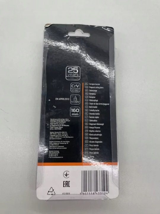 Клещи боковые izolowane obcinacz 160 мм 1000V CR-V polerowane NEO 01-226, фото 2