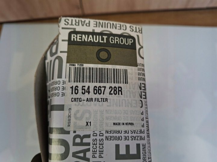 Renault OE 165466728R воздушный фильтр, фото 3