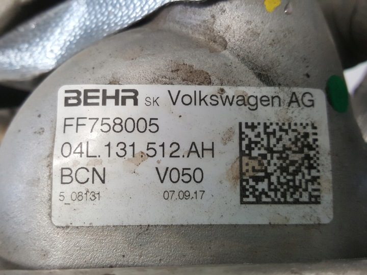 AUDI A1 8X0 1.6 TDI Радиатор EGR дроссельная заслонка 17 г., фото 4
