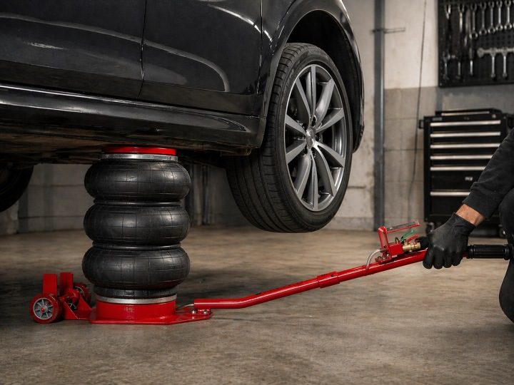 АВТОМОБИЛЬНЫЙ ДОМКРАТ BAŁWANEK ПНЕВМАТИЧЕСКИЙ 15-40 см 3,5T РЫЧАГ ПОДУШКА, фото 11
