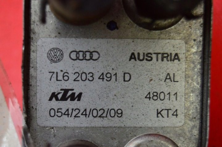 РАДИАТОР ТОПЛИВА 7L6203491D AUDI Q7 4L 3.0 TDI 240 Л.С. 05-09, фото 7
