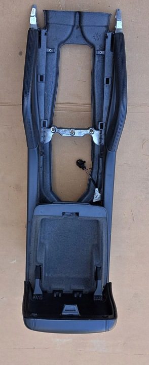 PORSCHE CAYENNE 7L ЦЕНТРАЛЬНЫЙ ТОННЕЛЬ ПОДЛОКОТНИК КОЖА КОРИЧНЕВАЯ БАРДАЧОК, фото 2