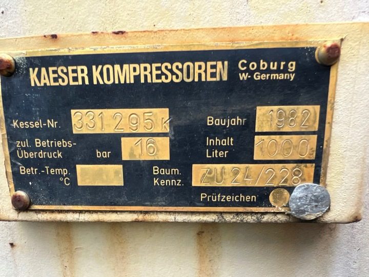 Бак sprężonego воздуха, pneumat Kaeser, 1000l 16 бар, счет-фактура brutto, фото 3