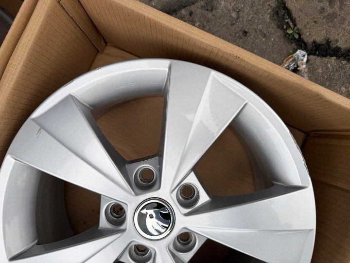 4× Литой диск Skoda OE 6.5" x 16" 5x112 ET 46, фото 7
