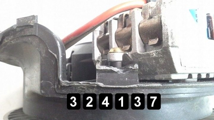 2006 BMW 7 Серия Вентилятор моторчика вентилятора печки, фото 5