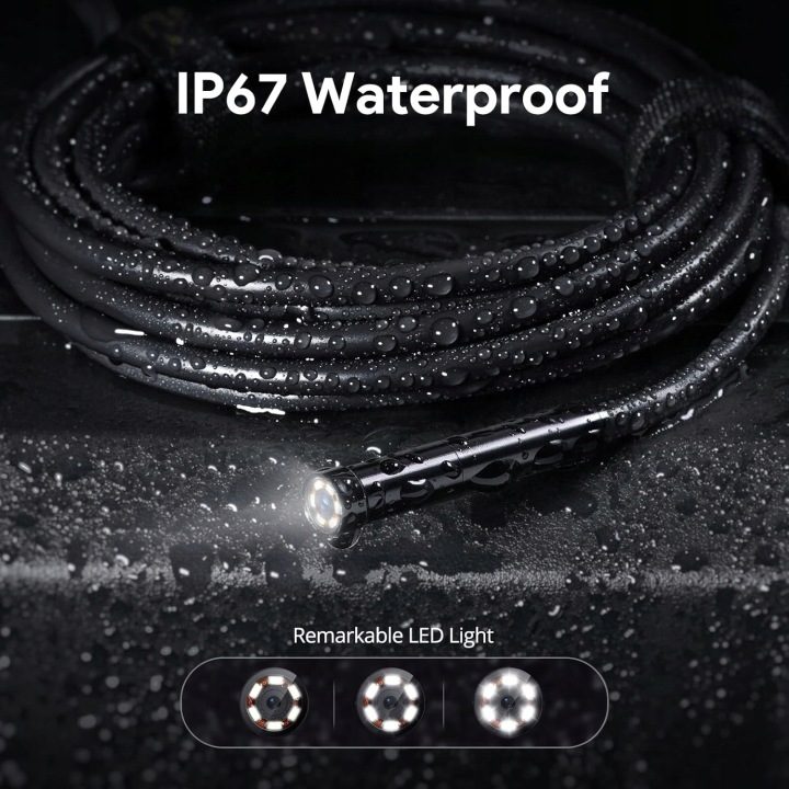 DEPSTECH КАМЕРА ЭНДОСКОПИЧЕСКАЯ 1080P DUAL OBIEKTYW 5m ВОДОНЕПРОНИЦАЕМАЯ IP67, фото 5