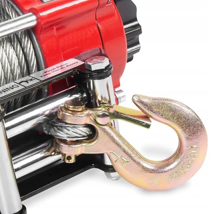 ЭЛЕКТРИЧЕСКАЯ ЛЕБЕДКА STEALTH WINCHES 1588 кг 12 В С STALOWĄ LINĄ 12.8 м, фото 6