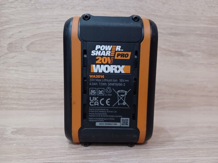 Мойка высокого давления Worx Hydroshot WG633E 220l/h 6m Аккумуляторная 4 А·ч 56 бар, фото 13