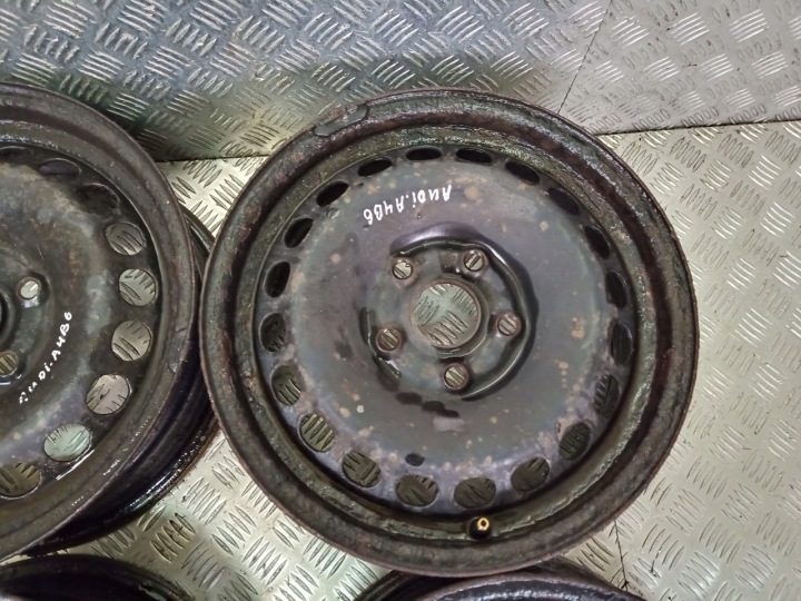 4× Штампованный диск Audi OE 6.0" x 15" 5x112, фото 2