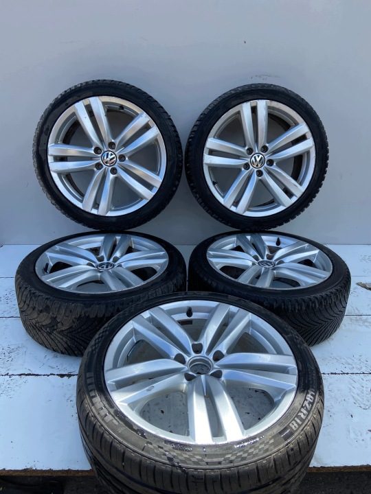 ДИСКИ КОЛЕСА VW PASSAT B7 R-LINE R18 8JX18'' ET44 3AA601025H 5 ШТУК, фото 1