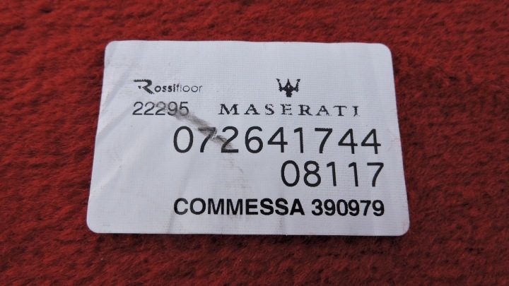 Коврики Maserati Quattroporte, фото 3