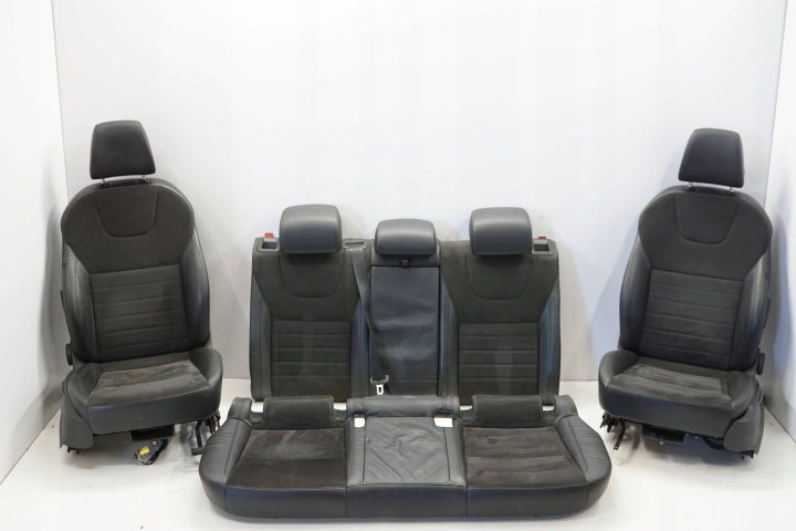 SKODA OCTAVIA III ХЭТЧБЕК 14 г. СИДЕНЬЯ ДИВАН ОБШИВКИ UK, фото 1
