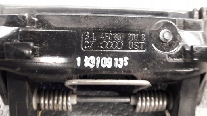 4F0837207B ручка двери левая Audi A6 C6 черная, фото 3