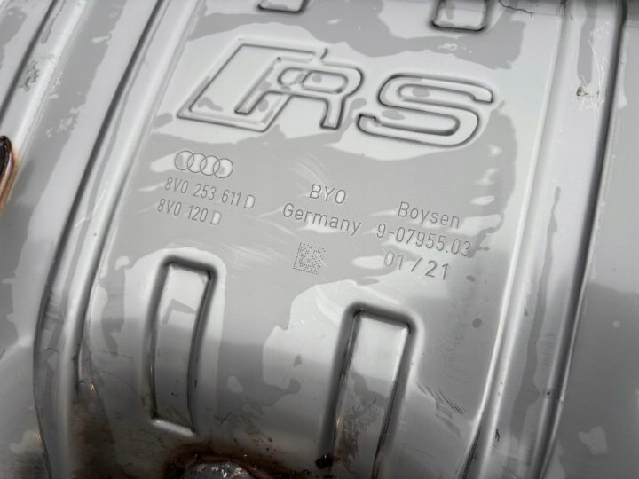 Выхлопная система глушитель 8S0253611E 8S0253181H AUDI TT 8S 2.0 TFSI, фото 4