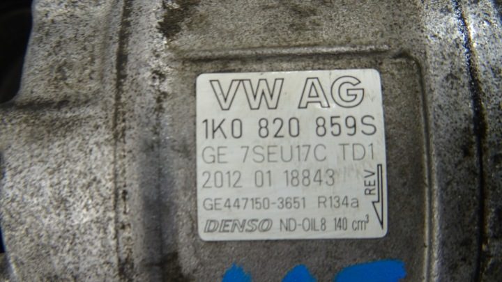 AUDI SEAT SKODA VW 1K0820859S КОМПРЕССОР КОНДИЦИОНЕРА, фото 5