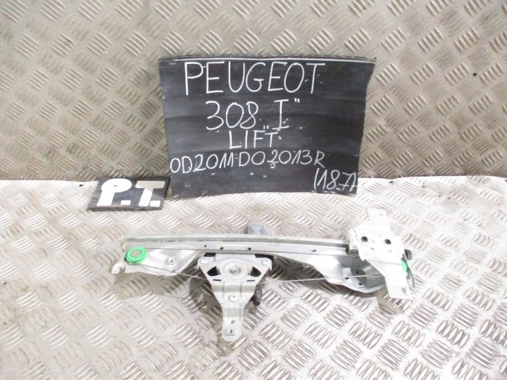 Стеклоподъемник правый передний Peugeot 307 SW 1.6 HDI 9681587380, фото 4