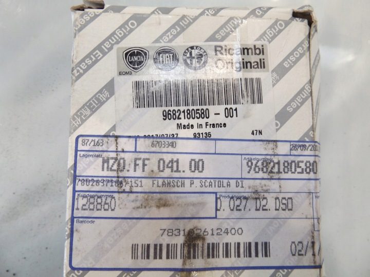 Isuzu D-MAX 3,0 трубка форсунок 98011606 + фланец полуоси сальник Fiat Doblo 2,0D 22- Ducato Scudo 9682180580, фото 4