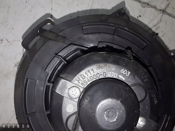 2005 Mazda 5 Вентилятор моторчика вентилятора печки 8940000270, фото 4