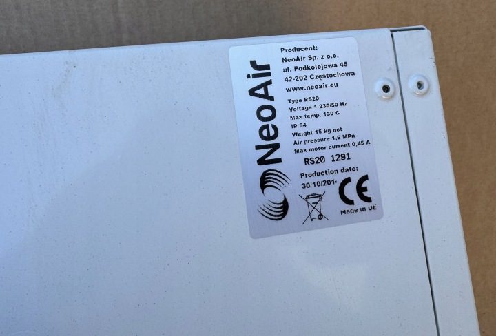 ОТОПИТЕЛЬ ВОДЯНОЙ NEOAIR RS20 ОРИГИНАЛ ИДЕАЛ Б/У РАЗБОРКА, фото 6