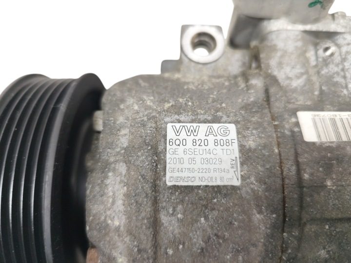 КОМПРЕССОР КОНДИЦИОНЕРА SEAT IBIZA IV FABIA II POLO V 6Q0820808F, фото 5