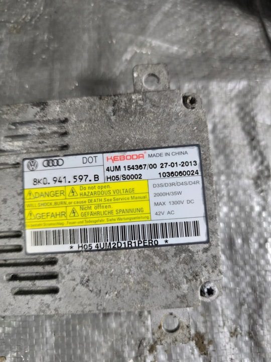 VW AUDI БЛОК РОЗЖИГА КСЕНОНА 8K0941597B, фото 3