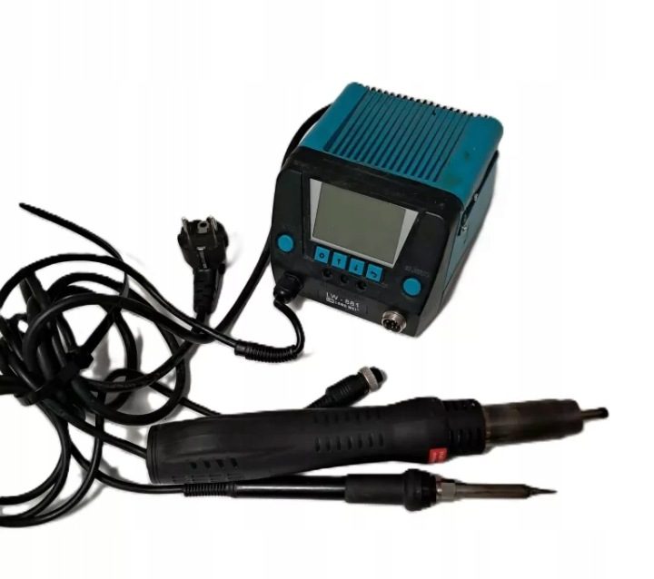 LW-881 станция паяльная + горячий воздух HOT-AIR 2w1 650W 90W LongWei, фото 1