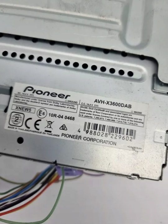 Автомагнитола Pioneer AVH-X3600DAB 2-DIN, фото 7