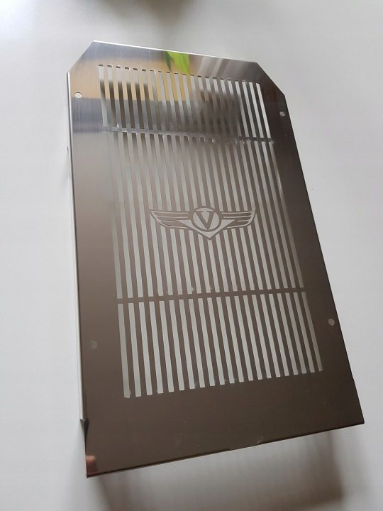 Защита радиатора Kawasaki VN 1500 inox, фото 1