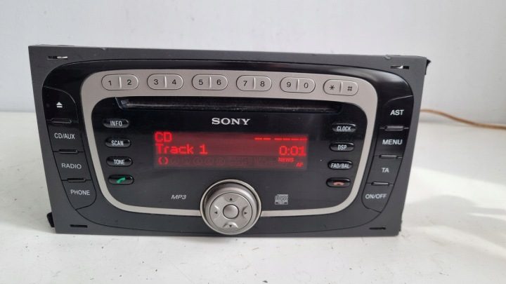 Магнитола автомобильная Ford заводская 2-DIN RDS, фото 1
