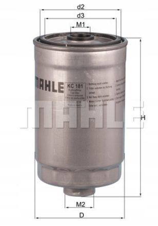 Mahle KC 181 Топливный фильтр, фото 1