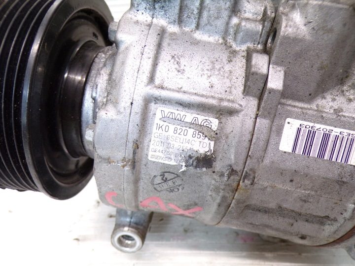 КОМПРЕССОР КОНДИЦИОНЕРА VOLKSWAGEN GOLF VI V AUDI A3 8P 1.4TSI CAX 1K0820859, фото 3