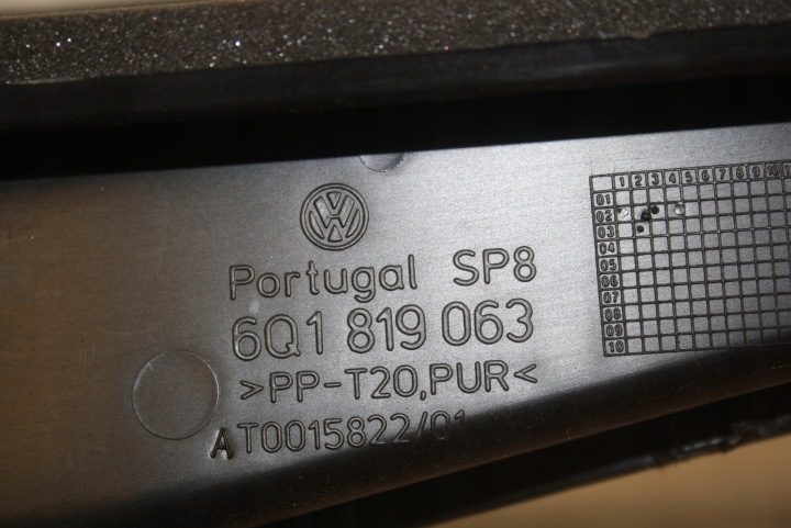 РУЛЬ ОБДУВА ВОЗДУХА VW POLO 6Q1819063, фото 6