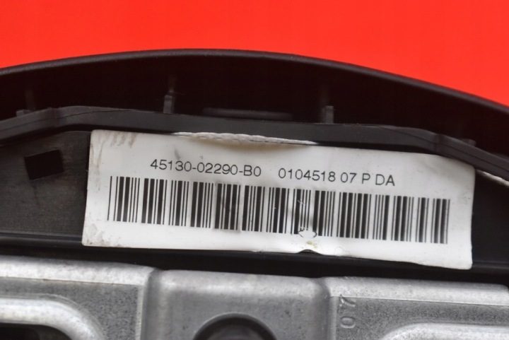 ПОДУШКА БЕЗОПАСНОСТИ ВОЗДУШНАЯ ВОДИТЕЛЯ 45130-02290-B0 TOYOTA AURIS 1 I 06-09, фото 8