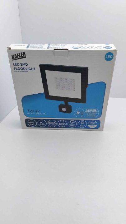 Прожектор Azaris 50W IP65 с датчиком движения 4500 lm 6000 K, фото 4