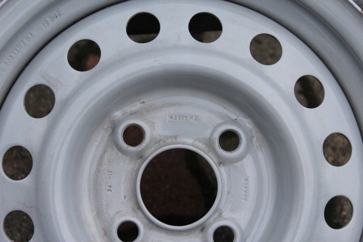1x ШТАМПОВАННЫЙ ДИСК 13" 4x100 4,0J ET30 ПРИЦЕП ЭВАКУАТОР, фото 2