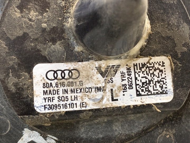 Подушка подвески левая задняя Audi Q5 FY 80A616001G внедорожник пневмобаллон левый, фото 5