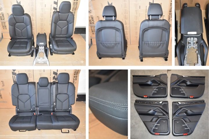 ИДЕАЛЬНЫЕ СИДЕНЬЯ ДИВАН ОБШИВКИ ТОННЕЛЬ ПОДЛОКОТНИК PORSCHE CAYENNE 7P5 РЕСТАЙЛИНГ 1, фото 1